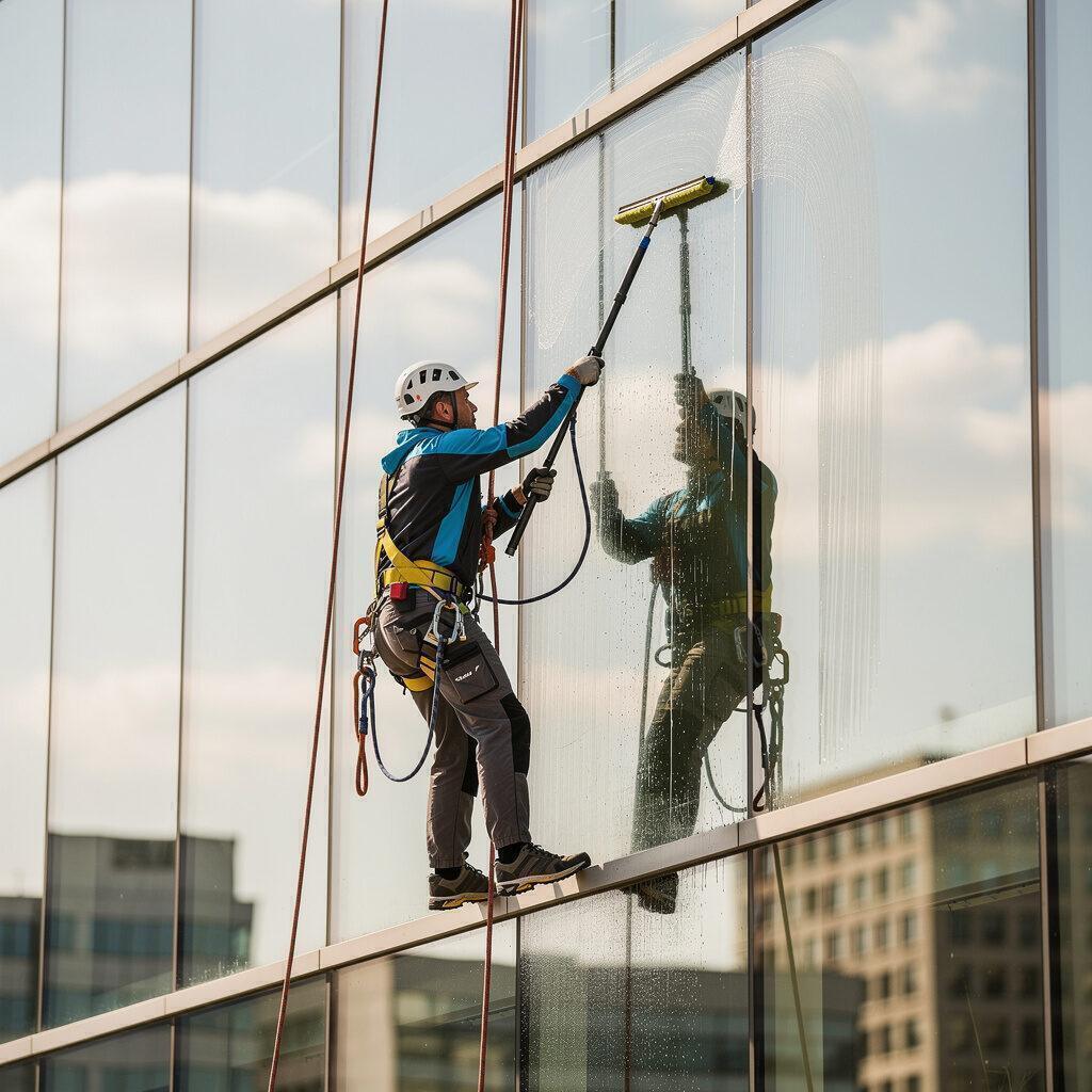 Spezialisierte Fenster- und Glasreinigung – Gebäude- und Hausmeisterservice Baas