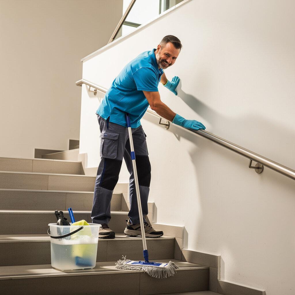 Treppenhausreinigung – Gebäude- und Hausmeisterservice Baas